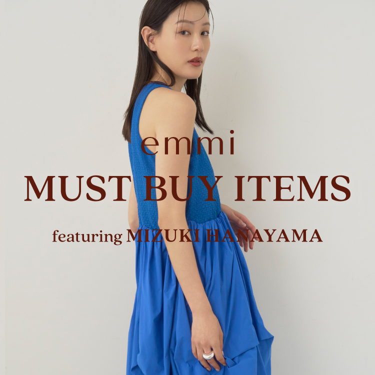 MUST BUY ITEMS featuring MIZUKI HANAYAMA