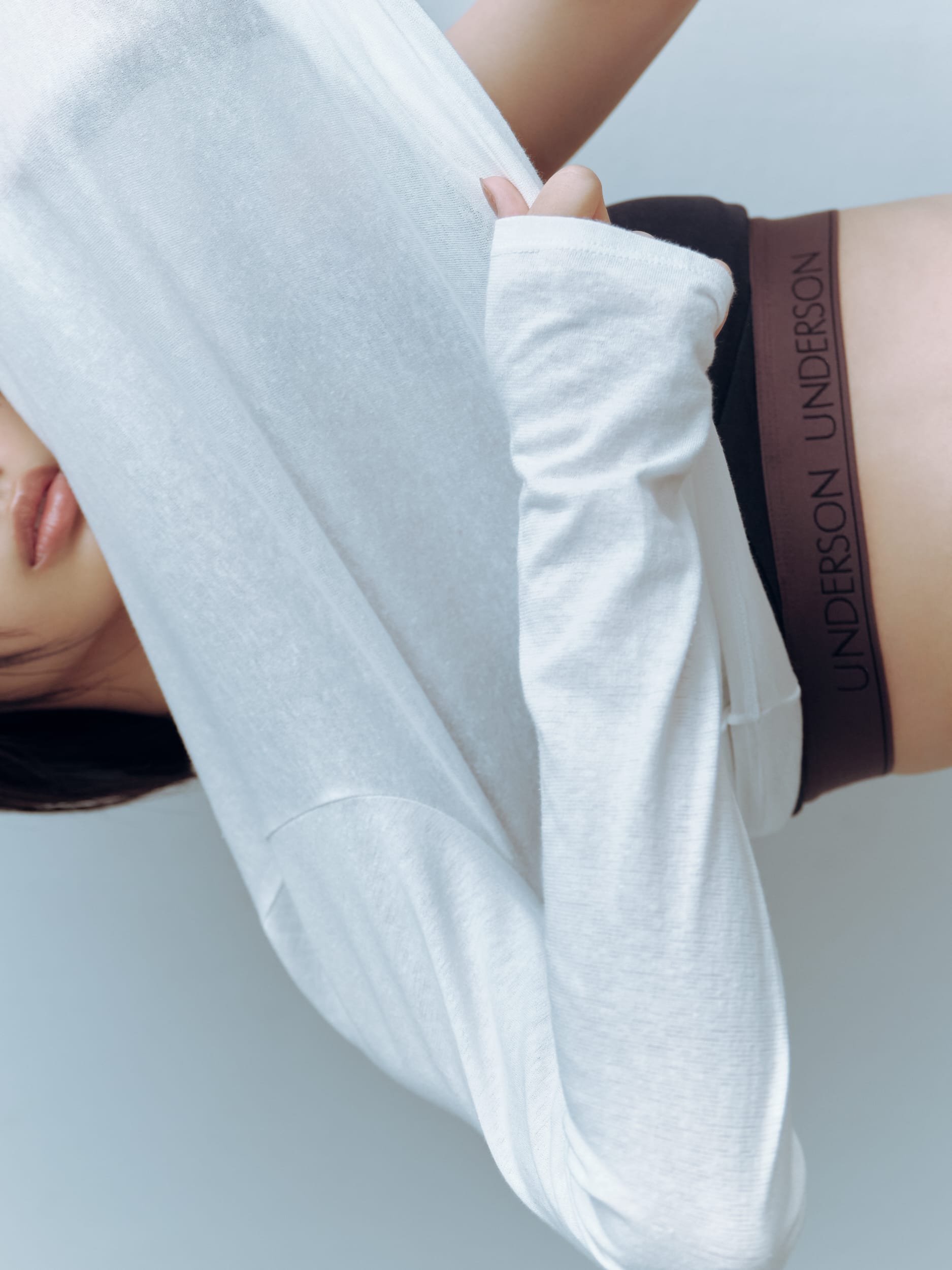 和紙混生地の WASHI Airy Tee