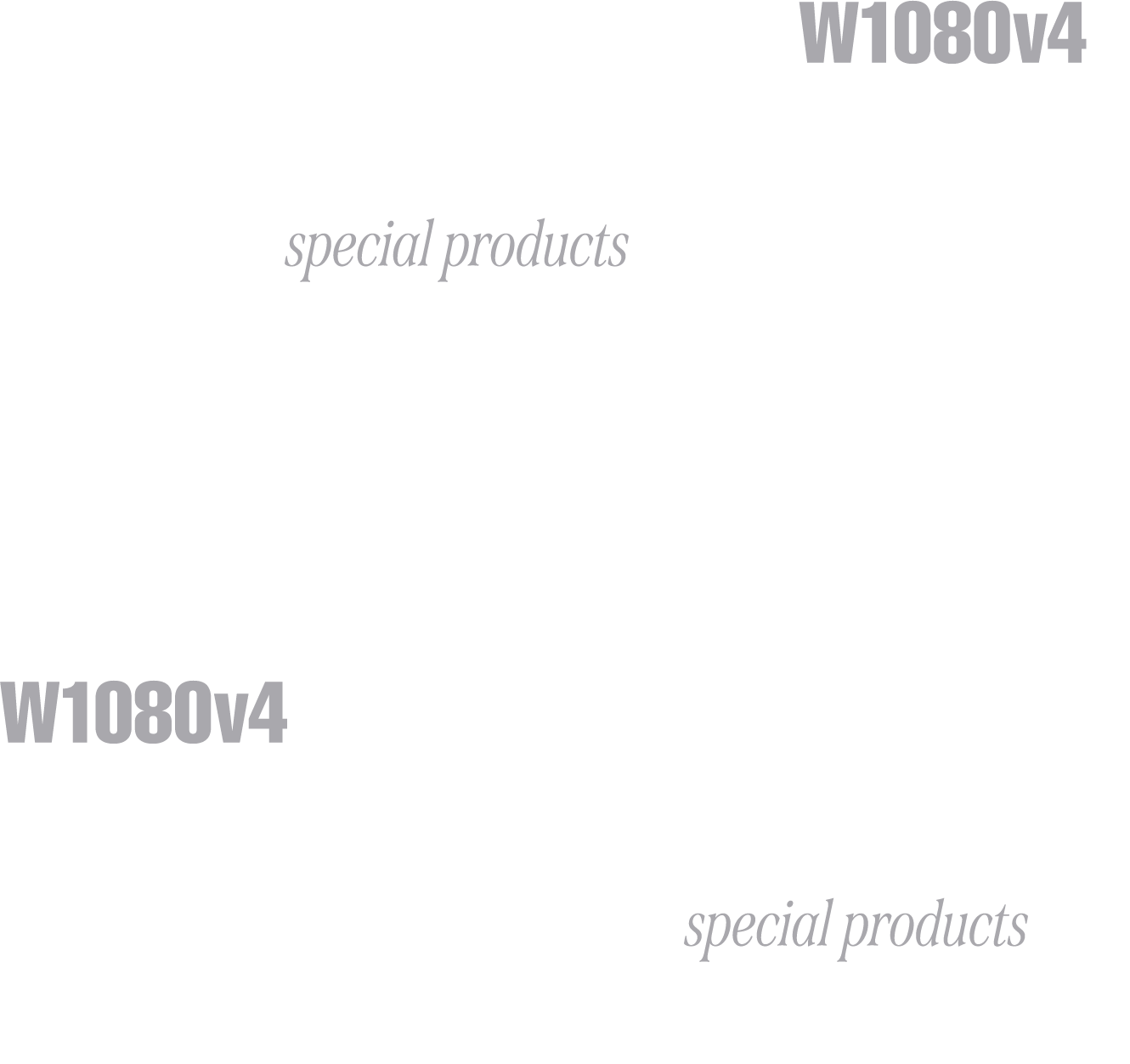 special products W1080v4