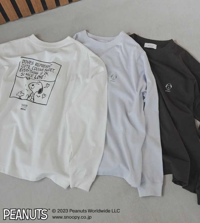 Peanuts ロングスリーブTシャツ 8,800yen cut04